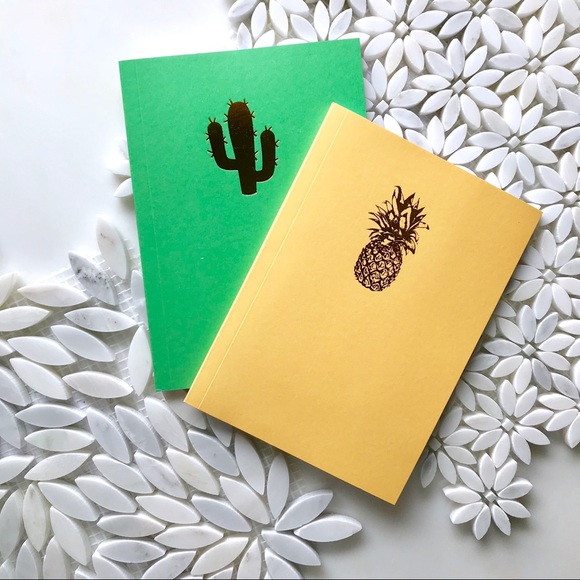 Other - Cactus + Pineapple Stationary Journal Notebooks